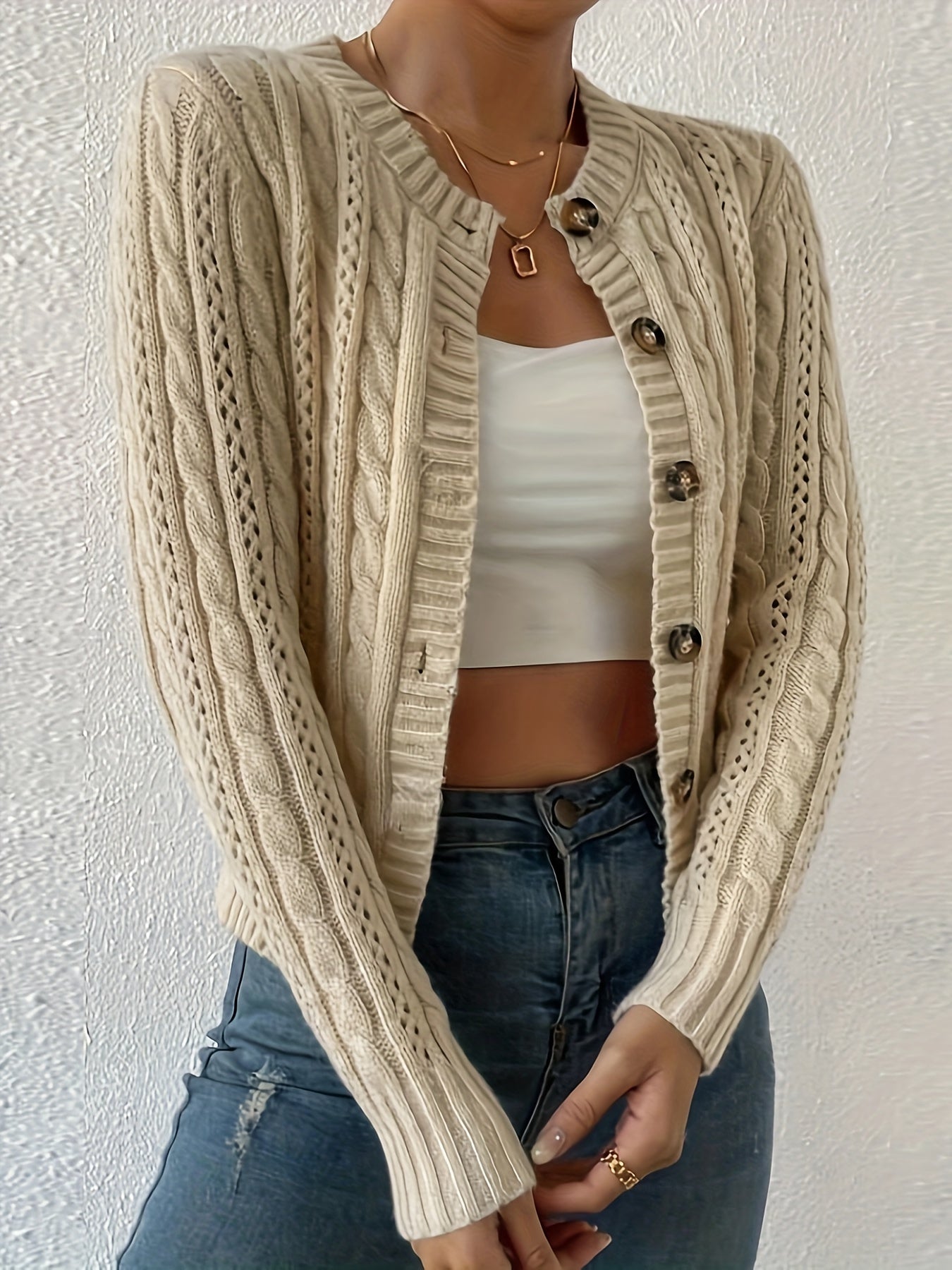 Leah | Strickjacke