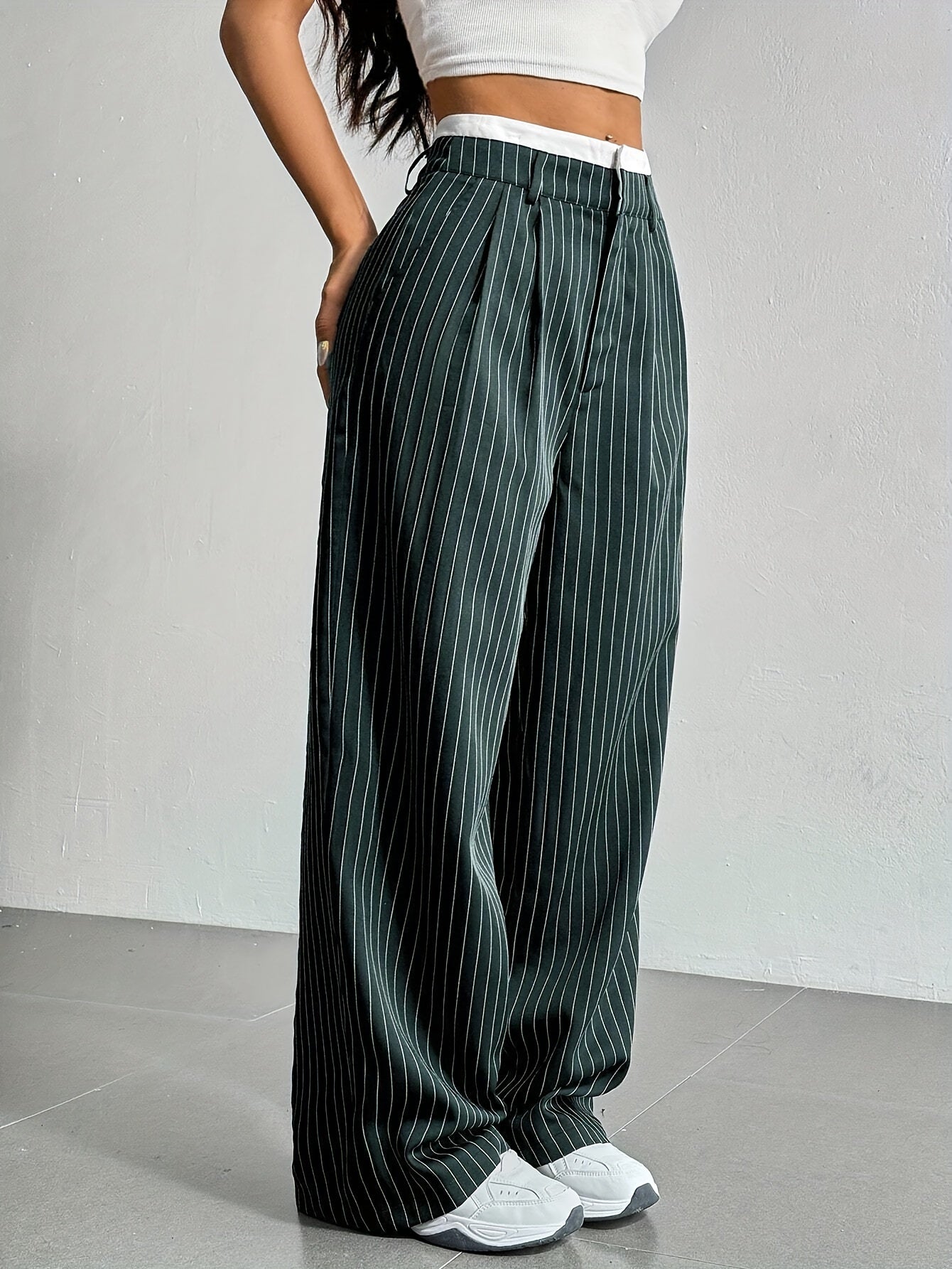 Lia | Gerade Streifenhose