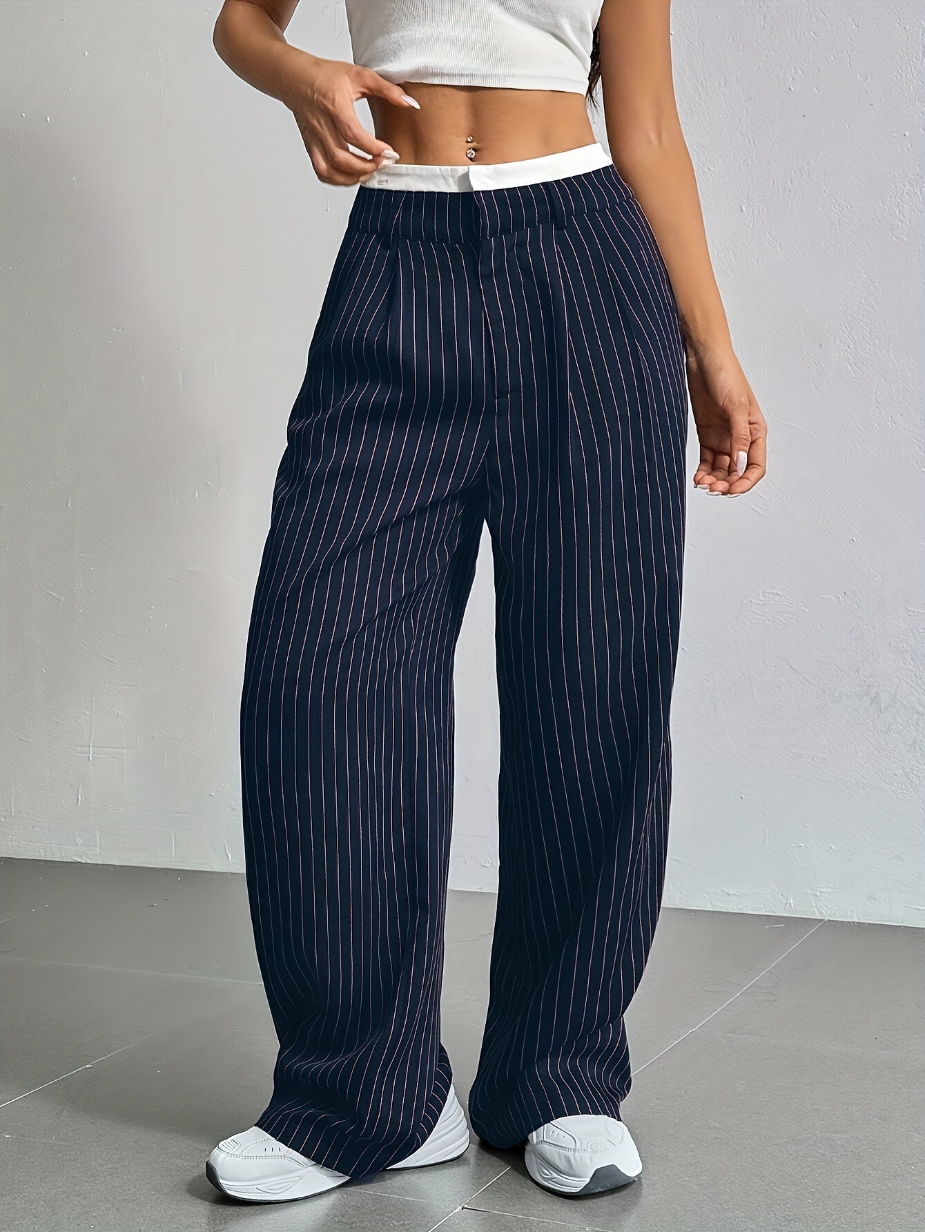 Lia | Gerade Streifenhose