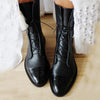 Livia | Vintage-Lederstiefel mit Schnürung