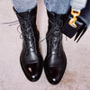 Livia | Vintage-Lederstiefel mit Schnürung