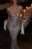 Lauren | Maxikleid - Silber - Maxikleid - Silber | Dress