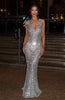 Lauren | Maxikleid - Silber - Maxikleid - Silber | Dress
