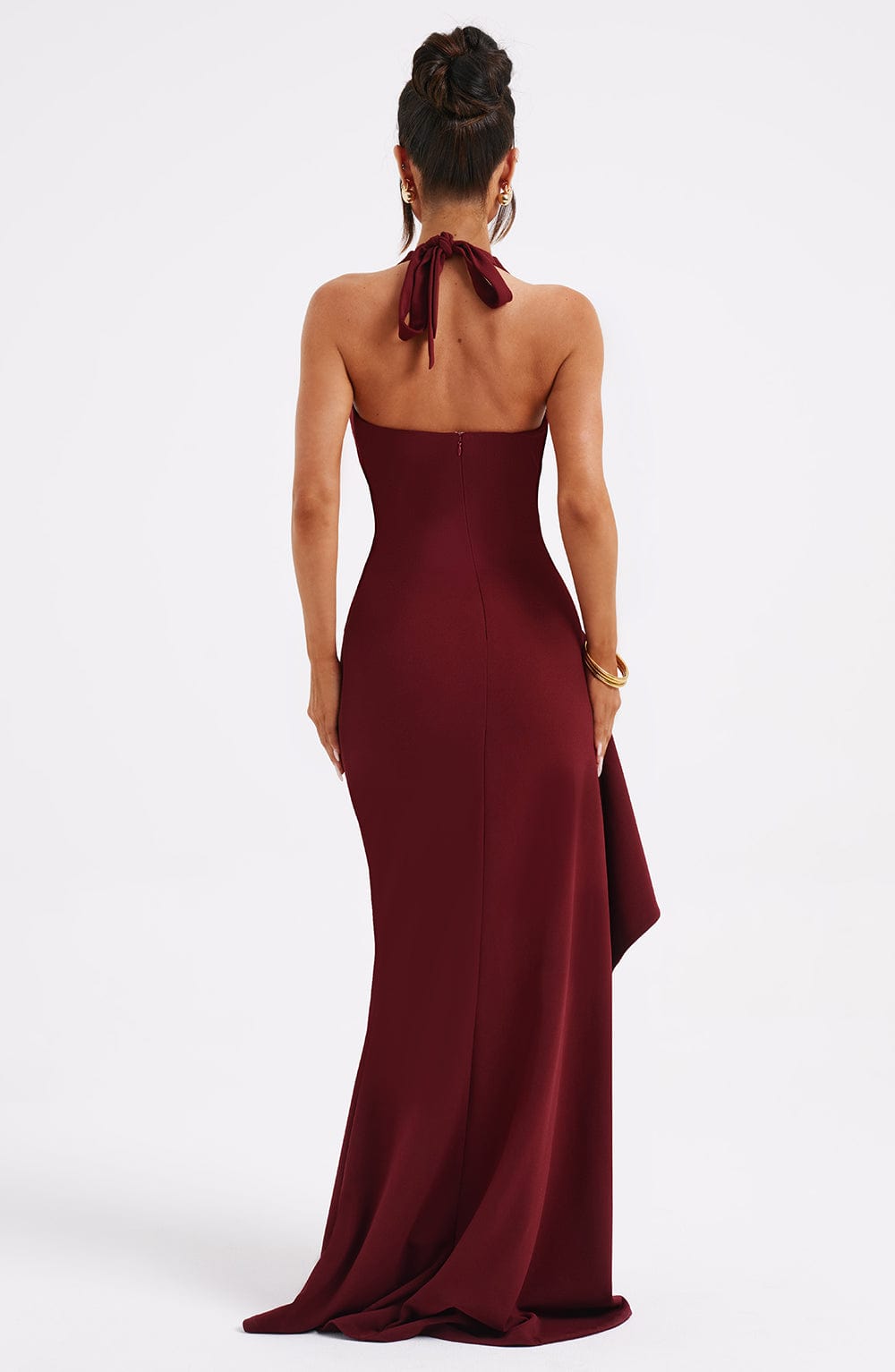 Noella Maxikleid - Burgunderrot