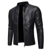 Benson | Stehkragen-Lederjacke