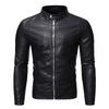 Benson | Stehkragen-Lederjacke