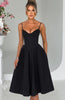 Ariel | Midikleid - Schwarz