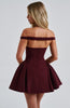 Marla | Elegantes Bardot-Minikleid