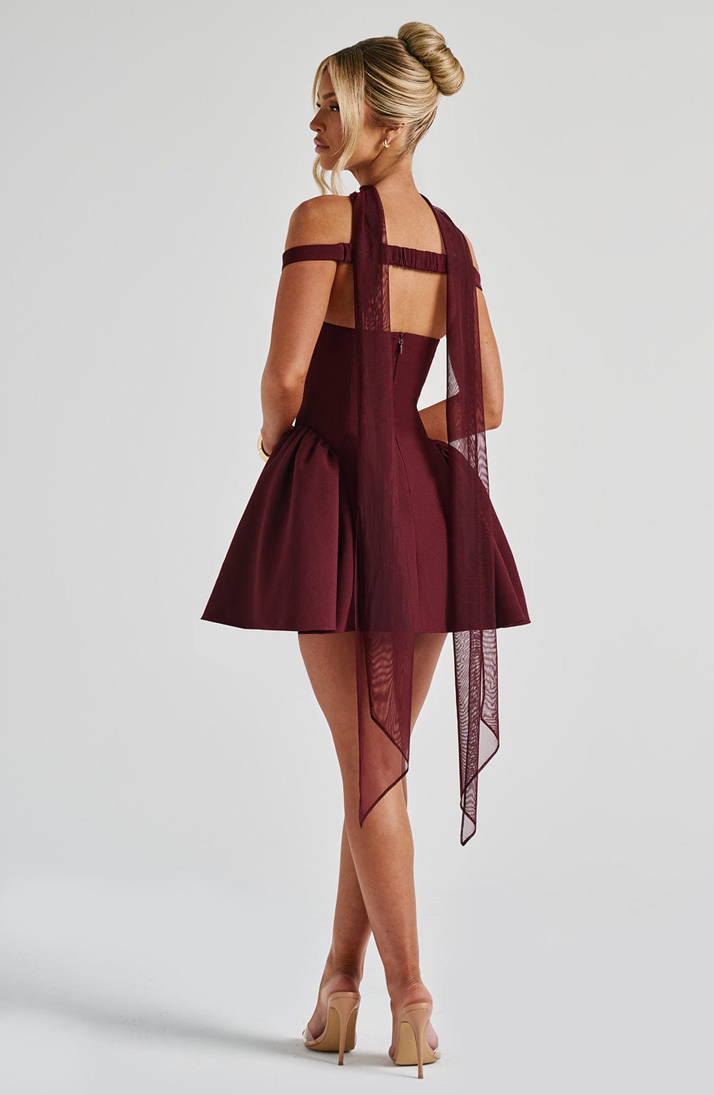 Marla | Elegantes Bardot-Minikleid
