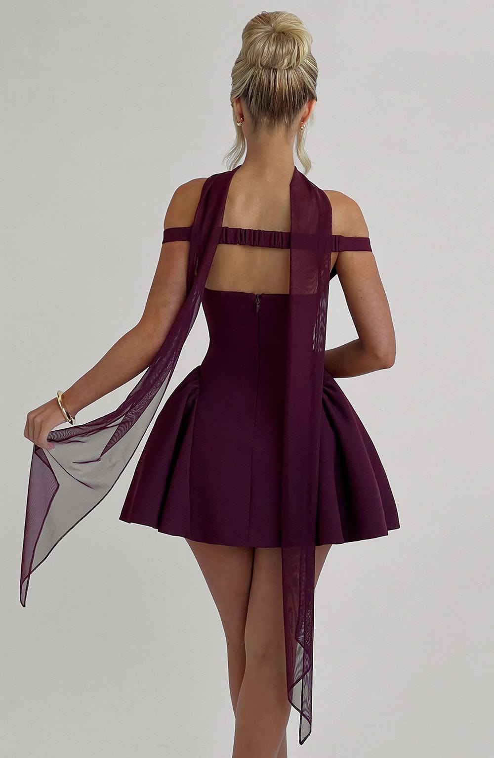 Marla | Elegantes Bardot-Minikleid