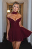 Marla | Elegantes Bardot-Minikleid