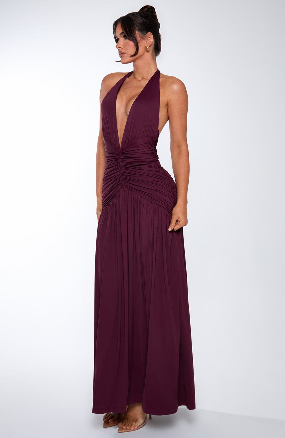 Marianne | Maxikleid - Cherry Lacquer