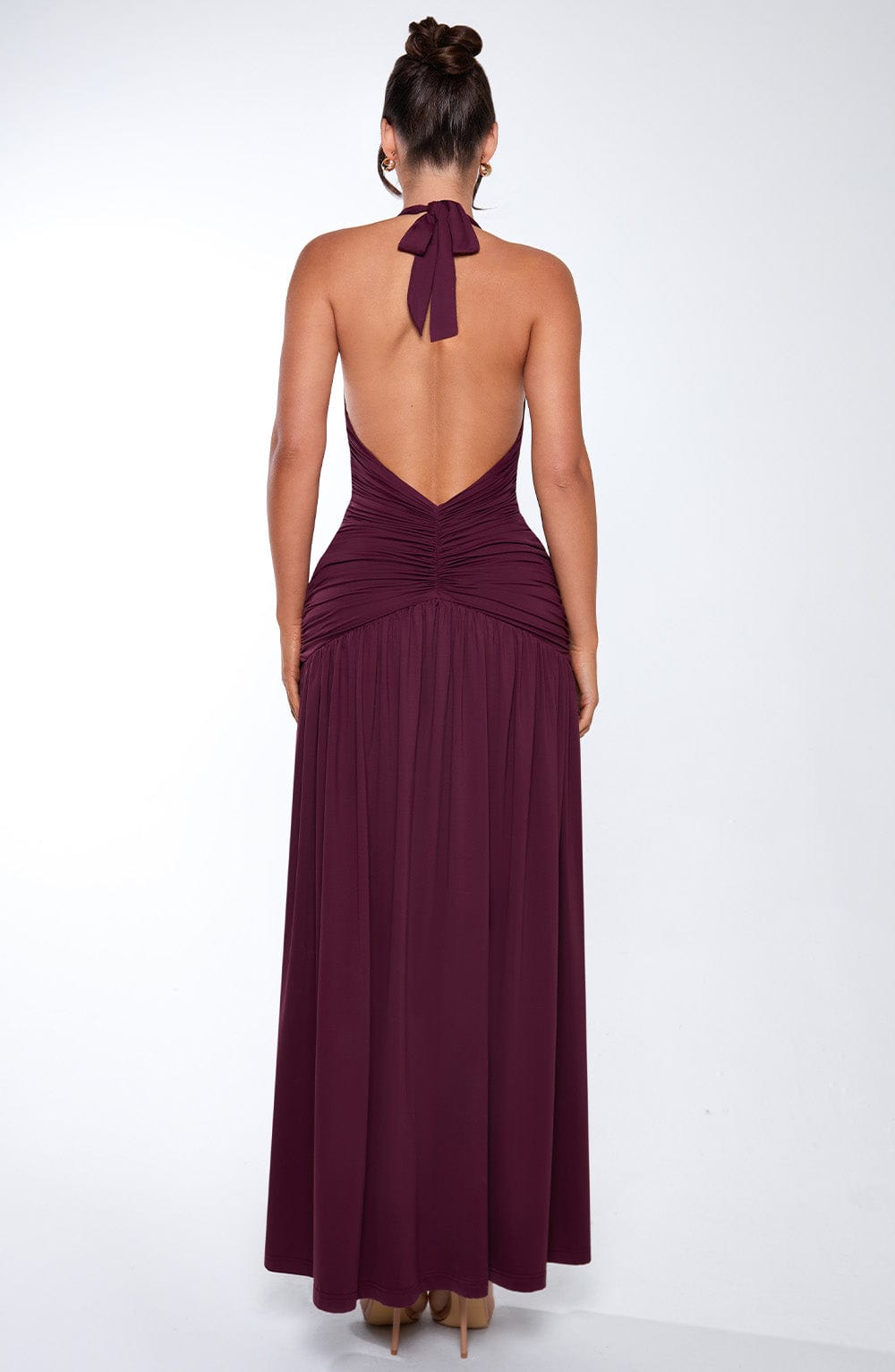 Marianne | Maxikleid - Cherry Lacquer