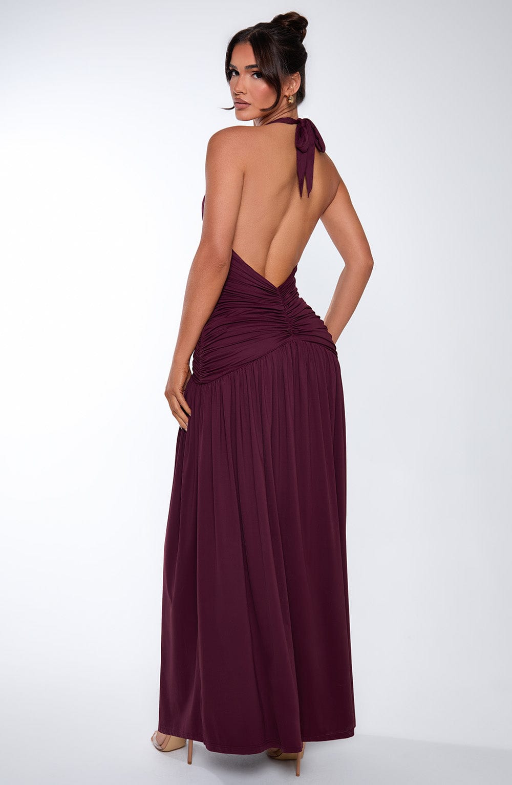 Marianne | Maxikleid - Cherry Lacquer