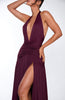 Marianne | Maxikleid - Cherry Lacquer