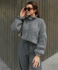 Alana | Dark gray cardigan
