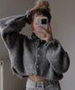 Alana | Dark gray cardigan