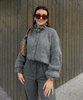 Alana | Dark gray cardigan