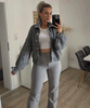 Alana | Dark gray cardigan