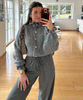 Alana | Dark gray cardigan