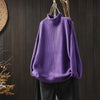 Lila | Pullover mit Rollkragen