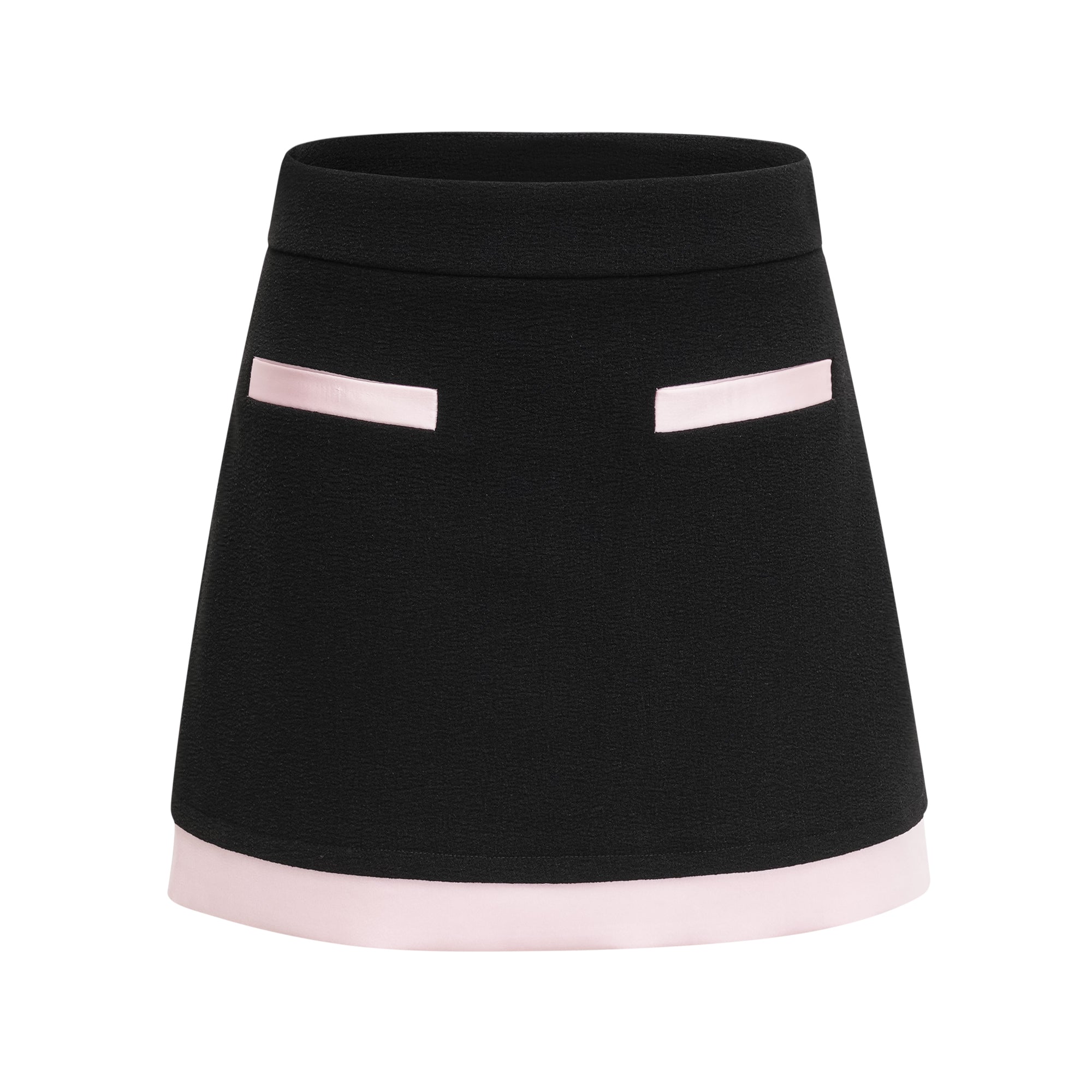 Uaine black jacket & skirt matching set