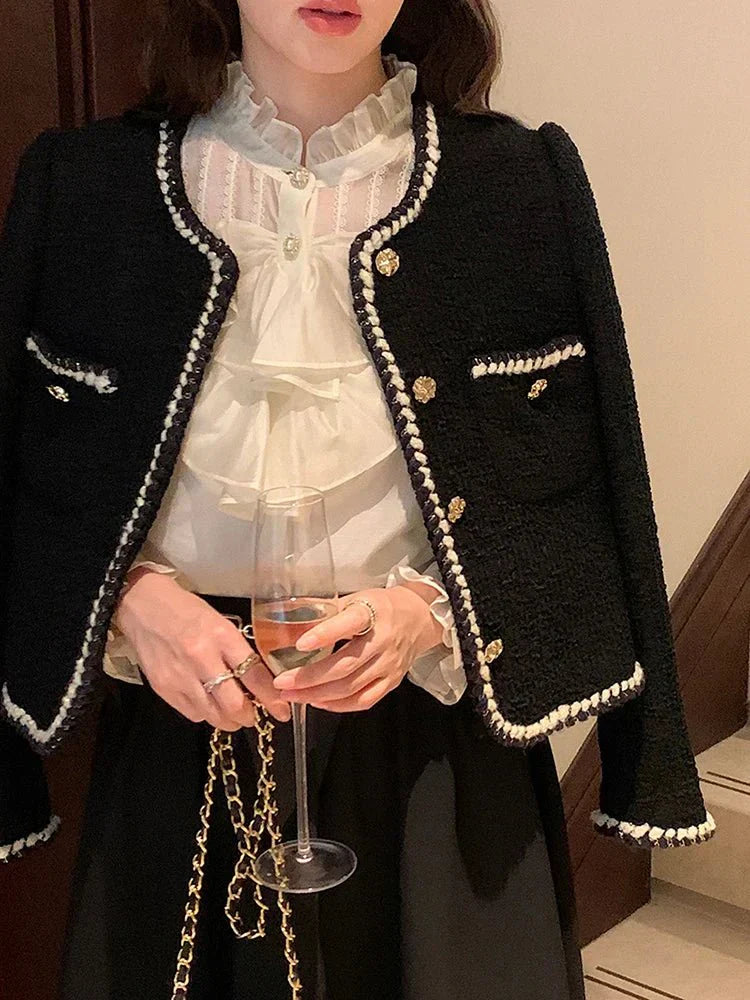 Mya | Vintage-Stil Tweed-Blazer