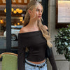 Schulterfreier Pullover Nikita