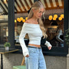 Schulterfreier Pullover Nikita