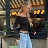 Schulterfreier Pullover Nikita