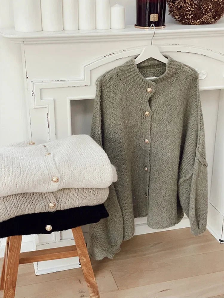 Nora | Oversize-Strickjacke