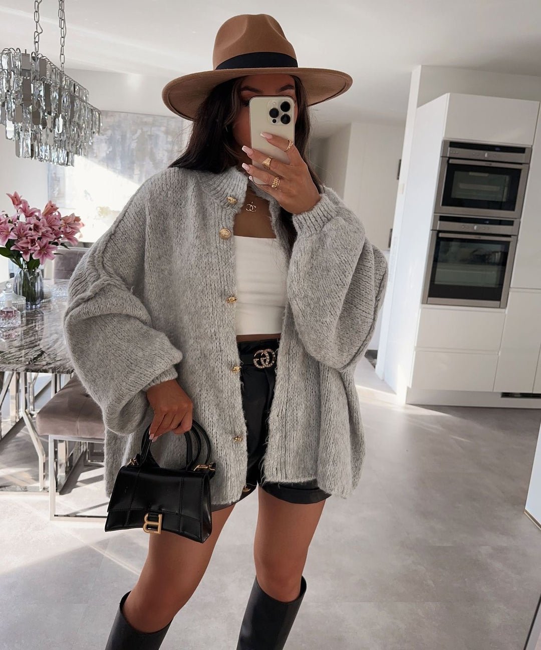 Nora | Oversize-Strickjacke
