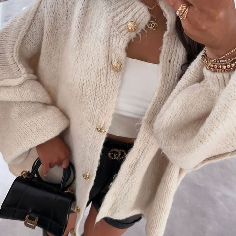 Nora | Oversize-Strickjacke