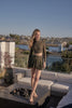 Laura | Stilvolles Langärmeliges Crop-Top mit Offenem Rücken