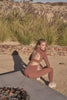 Laura | Stilvolles Langärmeliges Crop-Top mit Offenem Rücken