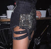 Sephra | Nieten-Detail Shorts