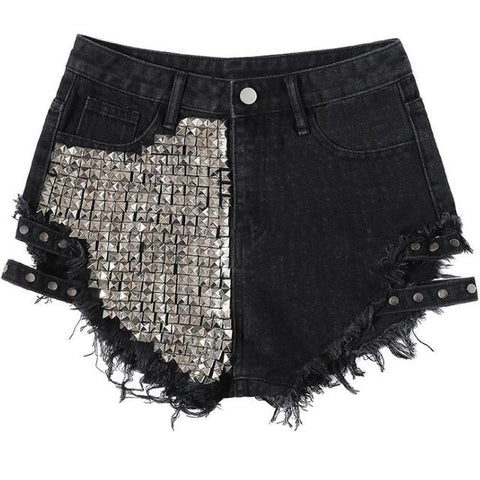 Sephra | Nieten-Detail Shorts
