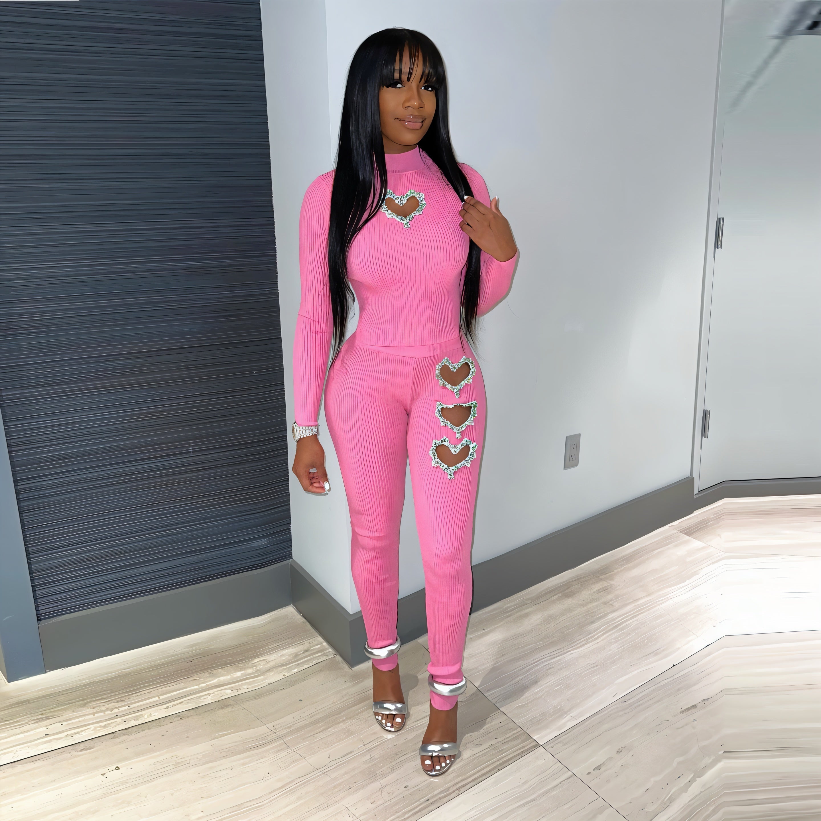 ESME Verschönertes Herz Ausschnitt Set