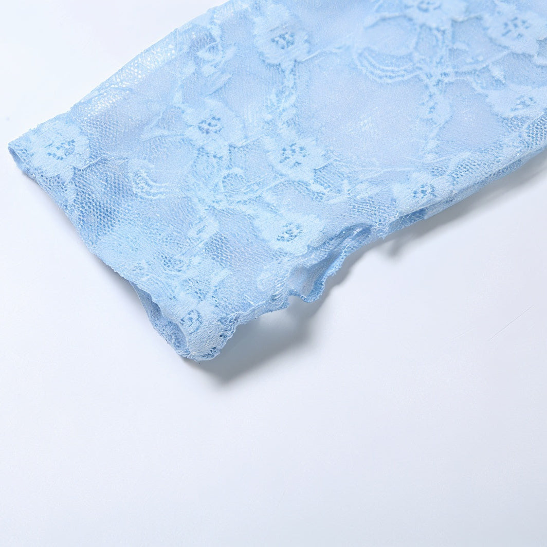 ELINA Jumpsuit mit Spitzenbändern