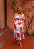Braylen | Robe Franka - mit blauen und rosafarbenen Mustern