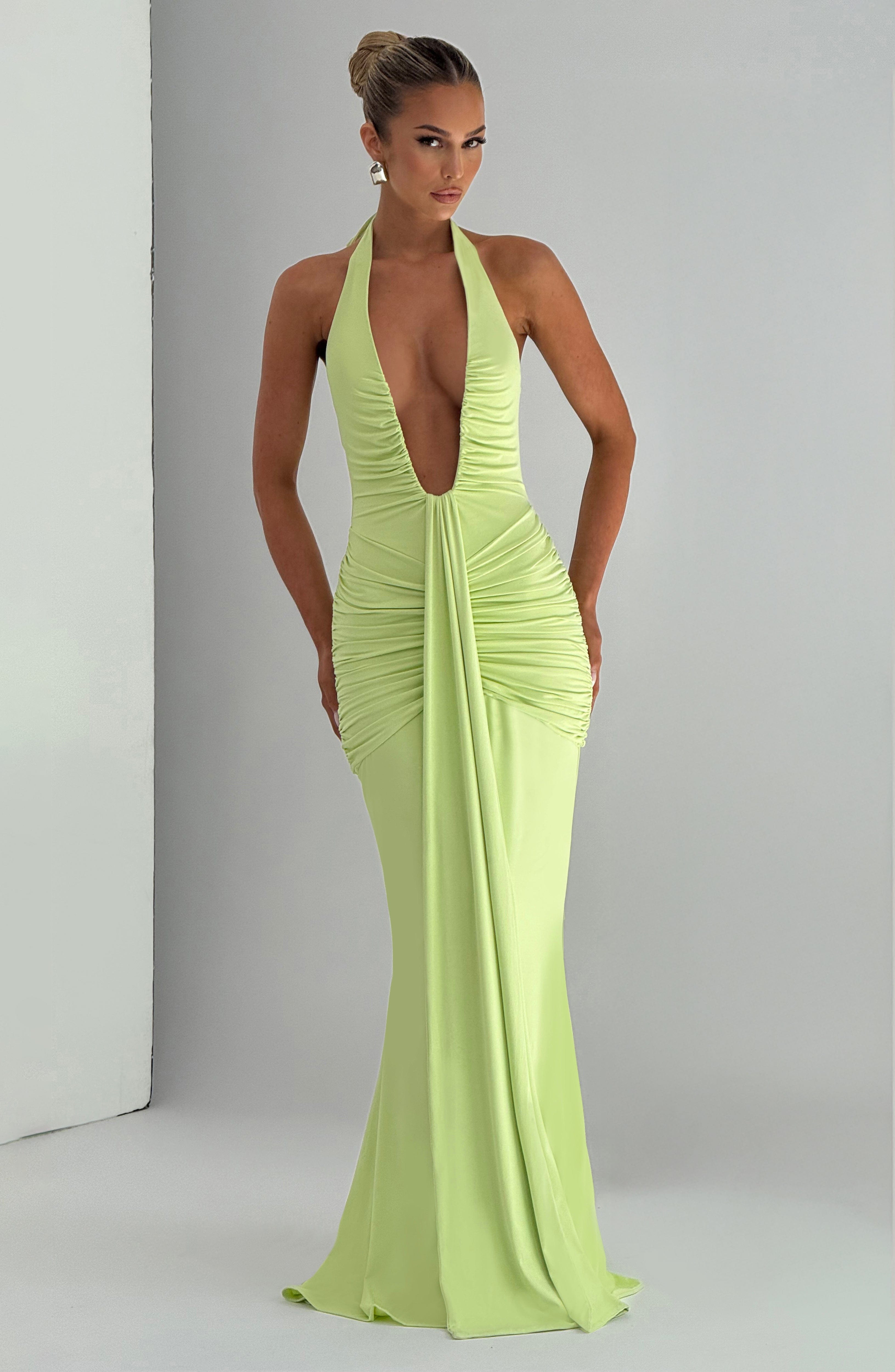 Rosetta | Maxikleid - Limette