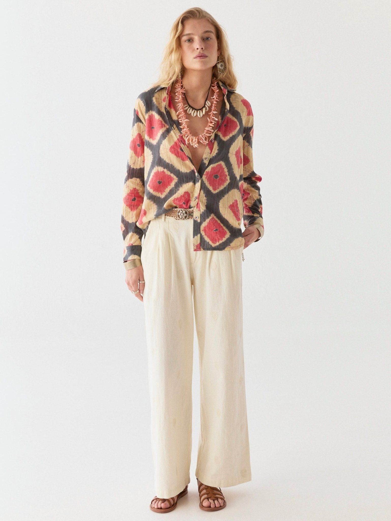 Myah | Rostige Bluse - Casiopea Vulkan