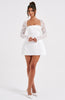 Maxine | Minikleid - Elfenbein