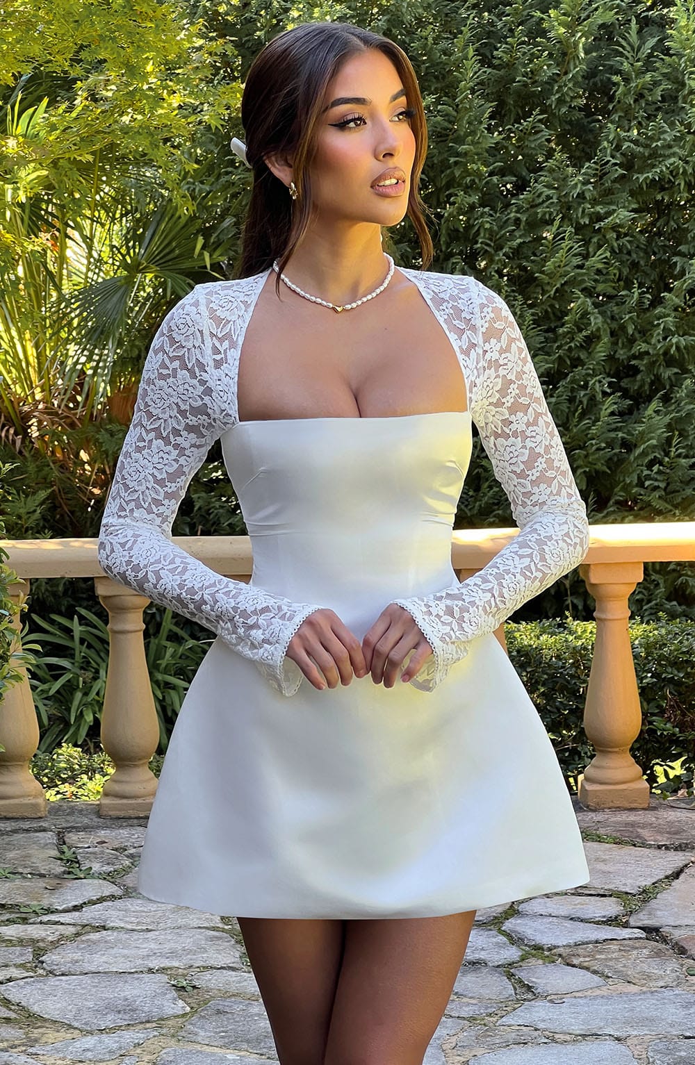Maxine | Minikleid - Elfenbein