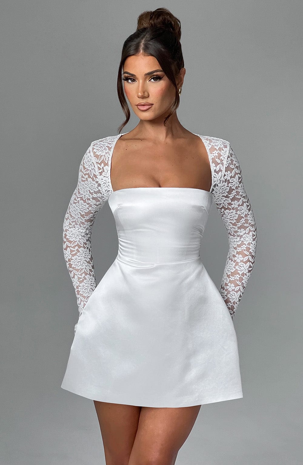 Maxine | Minikleid - Elfenbein