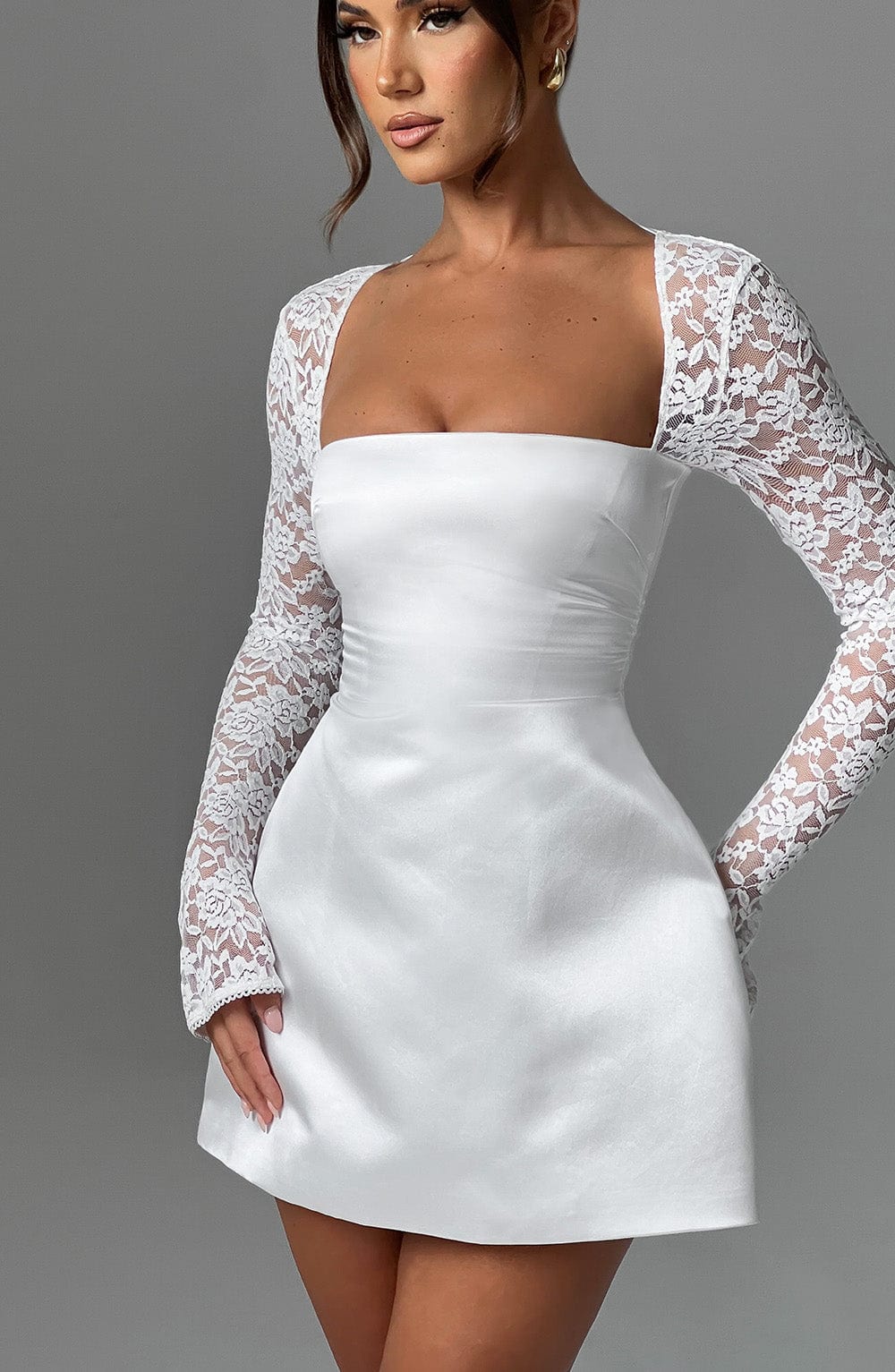 Maxine | Minikleid - Elfenbein