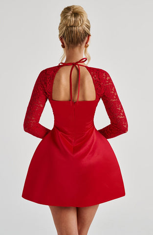 Sadie Minikleid - Rot