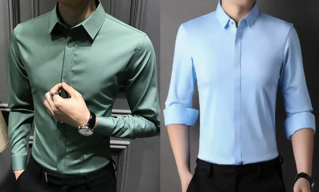 Devin | Knitterfreies Herrenhemd mit Knopfleiste