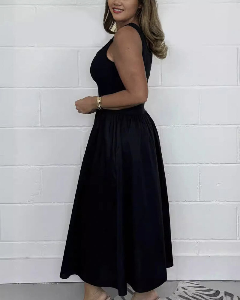 Eduarda | Einfaches Dekorum Maxikleid