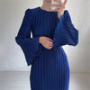 Christina | Neues elegantes Kleid mit ausgestellten Ärmeln